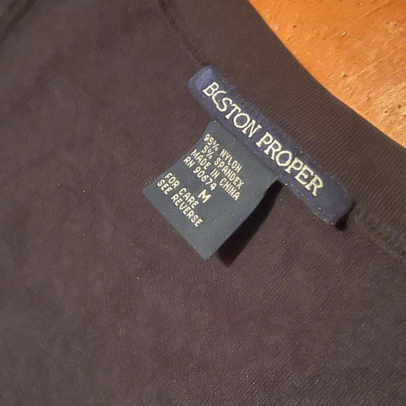 Boston Proper Classic Black Dress - Picture 2 of 3